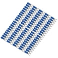thumbnail image 4 of Engarce 100 Piezas Conector De Horquilla Azul Conductividad Estable 19A Terminales De Engarce Aislados Seguros Terminal De Cable Para Transporte, 4 of 7