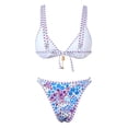 thumbnail image 7 of Womens Floral Bikini Sets High Waisteded Bikini Sets Two Piece Swimsuit for Women Trendy Swim Suits for Women 2026 Beach Pool Party, 7 of 7