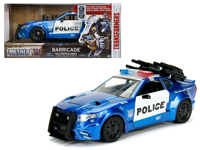 Movie 5 The Last Knight Barricade 7" Action Figure Police Car Kid Gift Toy Robot 