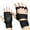 Black, variant on 1 Pair Weightlifting Gloves with Wrist Support, Lifting Gloves with Wrist Straps for Powerlifting, Pull up, Deadlifting