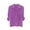 Purple, variant on Women's Cotton Linen Shirt Long Sleeve Lapel Neck Oversized Button-Down Blouse - Summer Casual Top | Yubnlvae (Black | L)