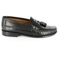 thumbnail image 6 of Pisa Florsheim Mens Black Shoes Crocodile Print Leather Slip On 18469-01, 6 of 7