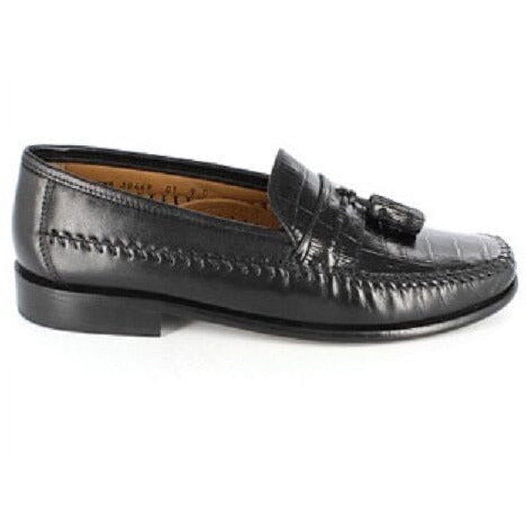 Florsheim Pisa Tassel Loafer Men\'s Size 12D Black Leather Slip-On 18469-01 s-l400.jpg main image 2