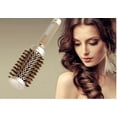 thumbnail image 6 of 2 inch Round Hair Brush for Blow Drying, Boar Bristles Nano Thermal Ceramic & Ionic Tech & Anti-Static, for Curling, Straightening, Add Volume & Shine, 6 of 12