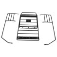 thumbnail image 1 of RC Roof Rack Roll Cage, Accuracy Welding RC Luggage Carrier Roof Rack Iron High Simulation Scratch Resistant  for 313mm Wheelbase Car, 1 of 7