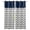 Navy Blue, variant on Blackout Curtains for Bedroom, Gray Geometric Black Room Darkening Window Drapes for Living Room, Modern Abstract Art Striped Thermal Insulated Grommet Curtains, 42x45 inch, 2 Panels