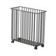 thumbnail image 3 of Carrito de almacenamiento para esterilla de , accesorios, cesta organizadora multifunción para gimnasio con ruedas para entrenamiento, baño, Negro y M, 3 of 9