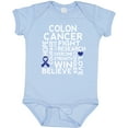 thumbnail image 3 of Inktastic Colon Cancer Awareness Ribbon Boys or Girls Baby Bodysuit, 3 of 5