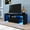 Black, variant on American Style LED TV Stand | Accommodates Up to 59-Inch TVs | Spacious Storage Behind Down Flip Door