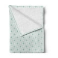 thumbnail image 2 of Anchor Soft Flannel Fleece Throw Blanket, Small Anchors and Little Hearts Romantic Holiday Vacation Ocean Theme, Cozy Plush for Indoor and Outdoor Use, 50" x 70", Baby Blue Teal White, by Ambesonne, 2 of 5