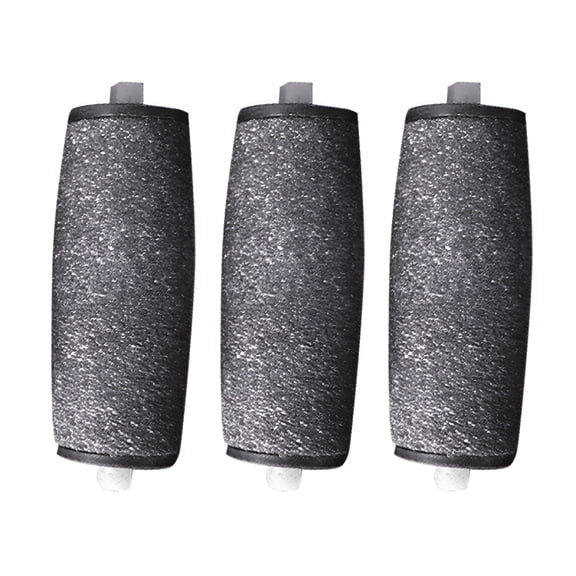 ACDANC Refill Rollers Fit for Electric Callus Remover - Pedicure File Tools - Replacement Refills 3 Pack - 3Pcs Black