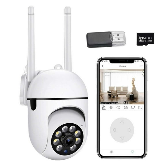 Feledorashia Outdoor Security Cameras,2.4GHz WiFi Cameras for Home Security,1080P Dome Surveillance Cameras 360° View,Security Camera with Motion Detection,Home Decor Collection