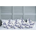 thumbnail image 2 of Ambesonne Blue Throw Pillow Cover 4 Pack, Japanese Dragons Mythical, 20", Blue, 2 of 5
