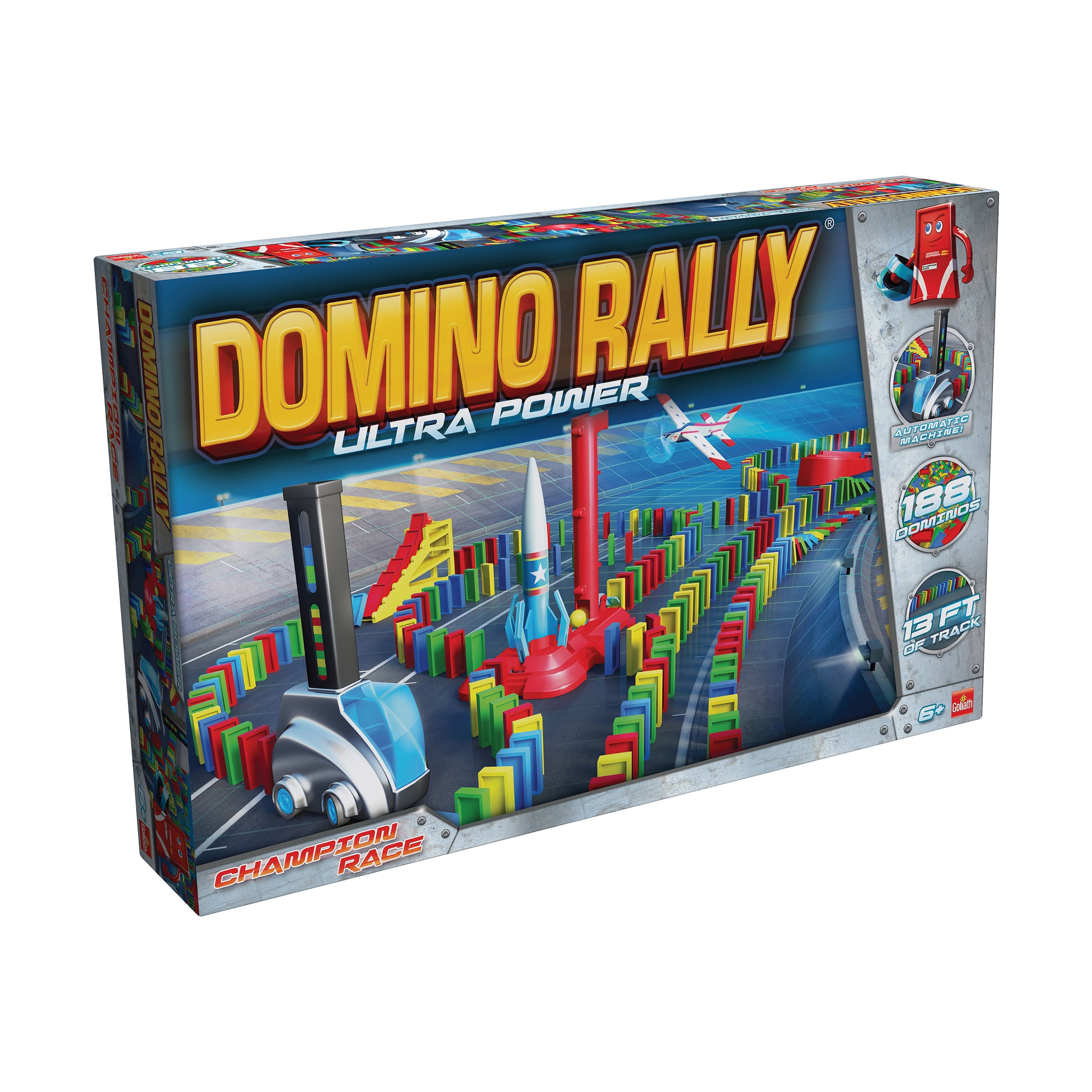 tweede Bemiddelaar gebruik Goliath Domino Rally Ultra Power - Dominoes For Kids - Stem-Based Learning  Set - Walmart.com