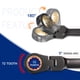 thumbnail image 4 of Uxcell 2Pcs Flex Head Stubby Ratcheting Combination Wrench 15mm Métrico 72-Dientes Acero CR-V Niquelado, 4 of 6