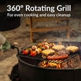 thumbnail image 6 of Sunnydaze 36" Round Steel Wood-Burning Fire Ring, 6 of 16