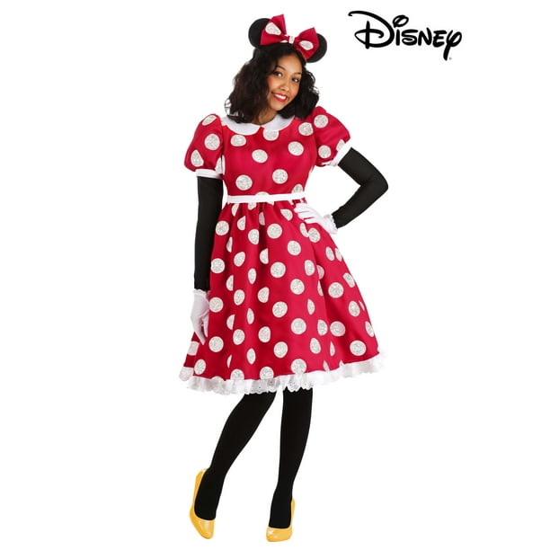 Disney Adult Deluxe Minnie Mouse Costume - Walmart Business Supplies