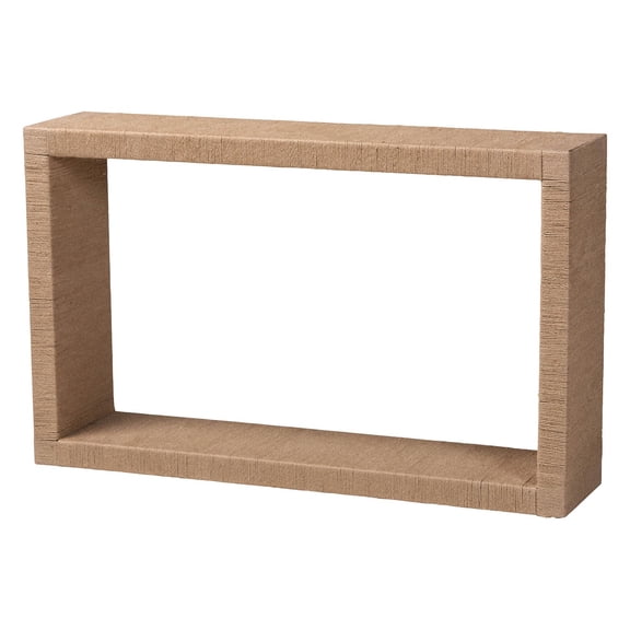 bali & pari Rajiya Handwoven Jute Console Table - Rectangular Open-Frame Table
