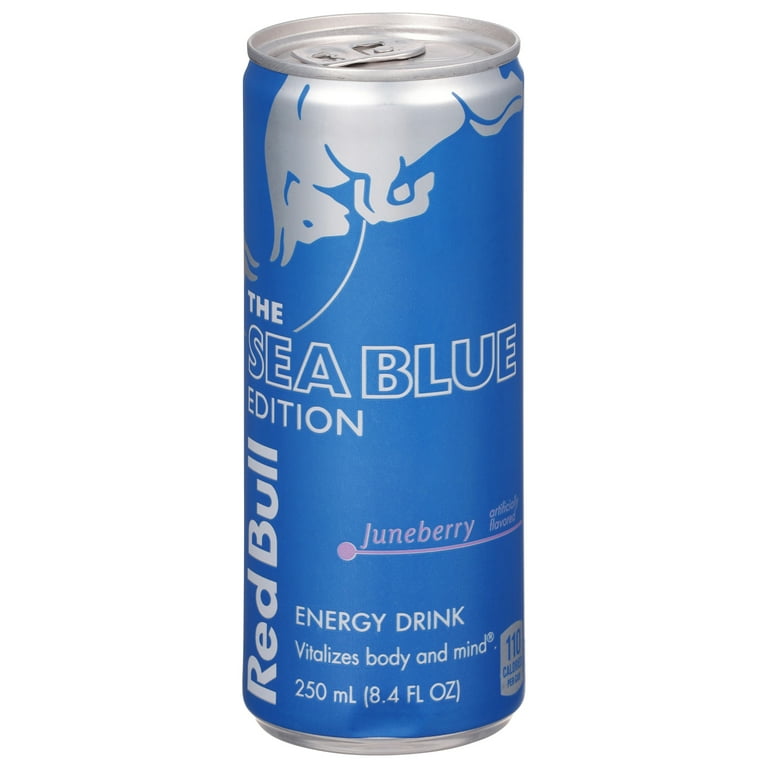 Red Bull Energy Drink, Sea Blue Edition, 8.4 fl oz Can - Walmart.com