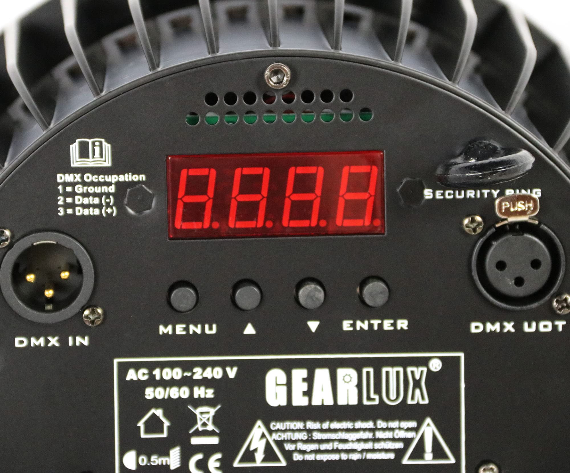 Gearlux SP186 18 LED 14 Watt RGBWA+UV Six in One LED PAR Stage Light