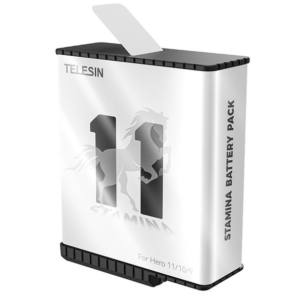 TELESIN Sports Camera Battery 1720mAh Large Capacity Full Decoded Fast Charging Replacement for GoPro Hero 11/10/9 Action Cameras