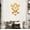 A001- Gold, variant on Silver Heart Shaped Mirror Wall with Assorted Sizes, 12-Piece Set, Reflective Acrylic Design, for Living Room and Bedroom Wall Decor