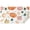 Watercolor Fall Pumpkins Art Wallpaper, variant on Thanksgiving Turkeys Pattern Rectangle Tablecloth 60"x120",Waterproof Polyester Rectangle Table Cloth, Wipeable Spillproof Polyester Tablecloth for Dining, Camping, Indoor and Outdoor