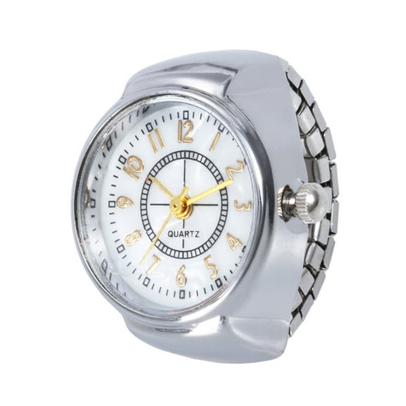 XZYYR Dial Quartz Analog Watch Steel Cool Elastic Quartz Finger Ring Watch Workout for Men Zapping Alarm Watch Large Face Digital Watch Ladies Digital for Women Men in Watch Agents of Shield Watch And