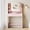 Pink, variant on Small Makeup Vanity Desk with LED Mirror and Lights, Tempered Glass, RGB Drawer with App/Remote and Music-Sync, 6000+ Colors, 5 Shelves