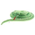 thumbnail image 1 of HOOWIFFY Scary Stuffed Snake Plush Toy for Decor in Bright Green Color Great for  Parties 14.5 Inches, 1 of 8