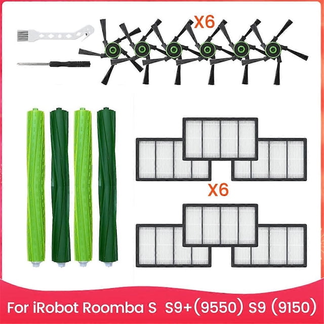 Accessories for IRobot Roomba S Series S9+(9550) S9 (9150) Robot Vacuum, Replacement Parts Main Brus
