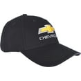 thumbnail image 3 of JH Design Men's Chevy Bow Tie Cap Adjustable Black Hat, 3 of 5