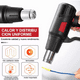 thumbnail image 4 of Pistola De Calor De 2000w Temperatura Regulable 4 Boquillas Negro, 4 of 5
