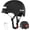 Matte Black, variant on Adult Bike Helmet with Light - Bicycle Helmets Men - Women - Front and Back LED Lights Adjustable Cycling Helmet for Urban Commuter Biking Scooter