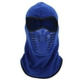 thumbnail image 2 of Winter Windproof Ski Fleece Face Cover, Practical Wear  Comfortable Winter Neck Warmer Windproof Face Cover  For Riding For Motorcycle Blue,Black,Dark Gray, 2 of 8