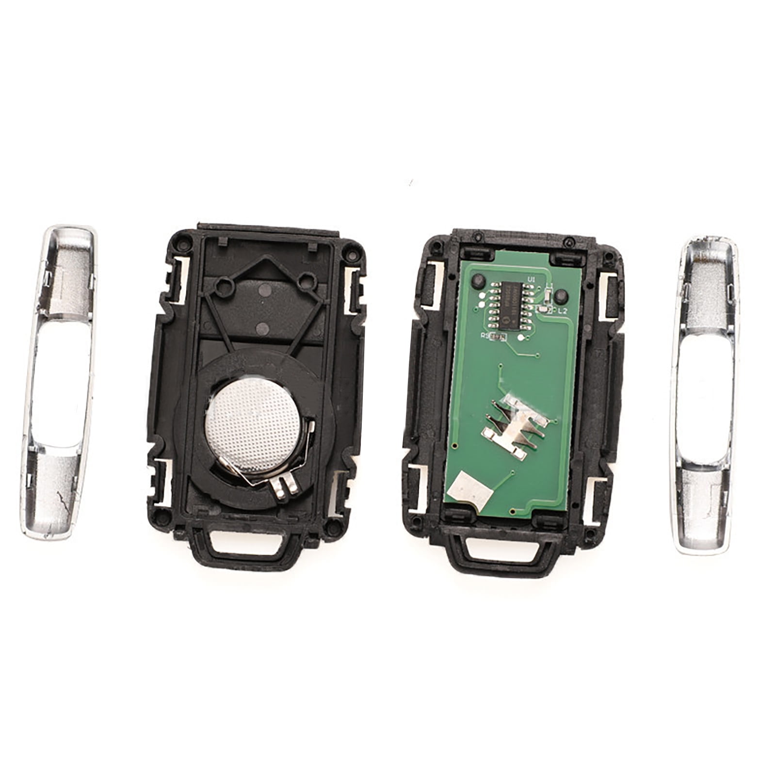 2-Pack Remote Key Fob Built-in Chip for Chevrolet Silverado 2014-2018 4 Button Car Key
