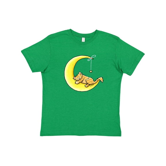 Inktastic Tabby Kitty Lunar Love Youth T-Shirt