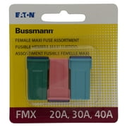 Bussmann Series 3 Female Maxi Fuse Automotive Assortment Pack, BP/FMX-A3-RP (multicolor)