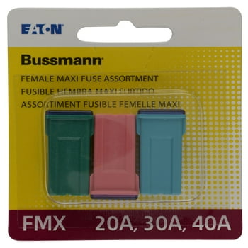 Bussmann Series 3 Female Maxi Fuse Automotive Assortment Pack, BP/FMX-A3-RP