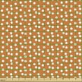 thumbnail image 2 of Ambesonne Polka Dot Fabric by the Yard Upholstery, Orange Back With Spots, 3 Yards, Pale Vermilion White, 2 of 5