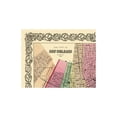 thumbnail image 4 of Historic City Map - New Orleans Louisiana - Colton 1855 - Vintage Wall Art, 4 of 4