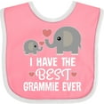 thumbnail image 3 of Inktastic Grandkids Best Grammie Ever Boys or Girls Baby Bib, 3 of 4