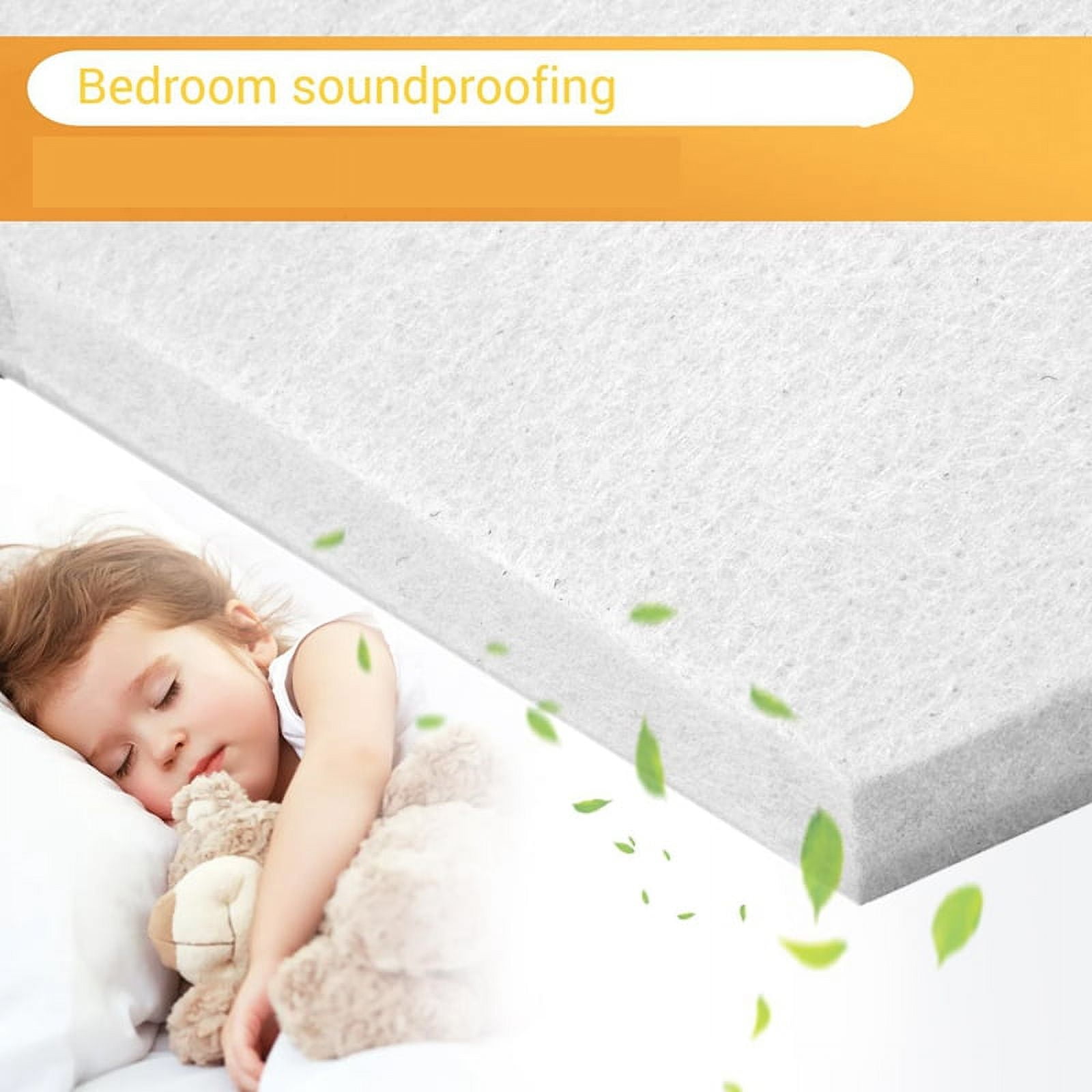 10Pack Sound Proof Panels for Walls,Self-Adhesive Acoustic Panels 12x12x0.4In for Recording Studio,Office,Home,C
