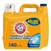 Arm & Hammer Clean Burst, 140 Loads Liquid Laundry Detergent, 210 Fl oz