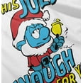thumbnail image 5 of Grumpy Smurf Jolly Enough Xmas Santa Romper Boys or Girls Infant Baby Brisco Brands 18M, 5 of 7