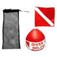 thumbnail image 1 of Bolsa de Malla de de de Natación de 50 *23.5 Cm + Bandera de Buceo con shamjiam Bolsa de malla, 1 of 8