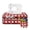 Christmas Gingerbread Man Snowflake, variant on HELLHERO Heart-Shaped Candy Canes Sewing Machine Mat Beautiful & Practical Fusion Waterproof Storage Fabric Polyester 25.2×24.4 Inch