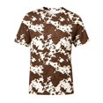 thumbnail image 5 of Endives Women's Short Sleeve T-shirt Printed Shirt Western Country Concert Tops Crew Neck Casual Fun Cow Graphic Tshirts Cowgirl Tops T Shirts for Women XL, 5 of 5