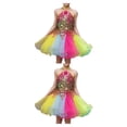 thumbnail image 2 of Minnieouse Vestido de baile de Ballet de lentejuelas, disfraces de tutú de malla para niñas, ropa de baile, ropa para niños, muñequera, Como se muestra 160cm 2Conjunto, 2 of 6