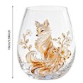 thumbnail image 4 of Artisanal Glassware, 2D Animals Stemless Glasses, Handcrafted Animal Bar Glass, Coastal Home Decor Gift for Pets Lovers, 4 of 5